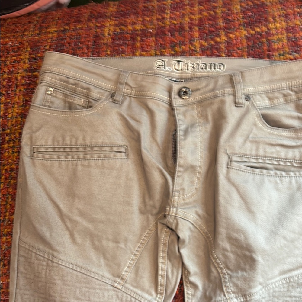 Slim Gray Textured Denim Jeans